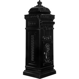 SKRZYNKA NA LISTY Z ALUMINIUM ANTYCZNA ANTRACYT