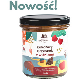 Kakaowy Orzeszek z wiśniami - pasta orzechowa /
