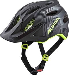 Kask rowerowy Alpina CARAPAX JR czarny-zolty-fluo 51-56cm