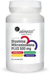 Aliness - Diosmina mikronizowana PLUS 500 mg -