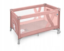Espiro łóżeczko turystyczne Simple 08 pink Kojec