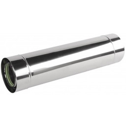 Wkład kominowy Turbo Rura kwasówka 0,5m 60/100 kondens