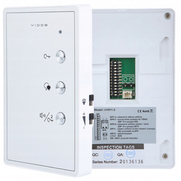 Unifon głośnomówiący domofon dzwonek Vidos Duo U1011-2 2-żyłowy