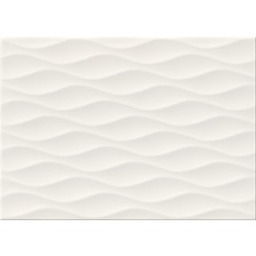 Płytka ścienna TANIA white structure mat 25x40 gat.