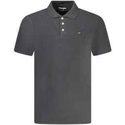 WRANGLER POLO KRÓTKI RĘKAW MĘSKI CZARNY