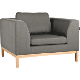 Fotel Ambient Wood na stelażu z litego drewna,
