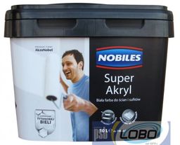 NOBILES Super Akryl Biały 10L