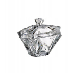 Cukiernica Kryształowa Szklana Bomboniera Bohemia Enigma 15CM