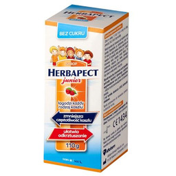 Herbapect Junior bez cukru syrop, 110 g