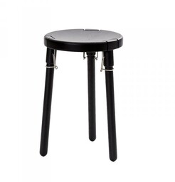 Andersen Furniture U1 Stołek Drewniany / Czarny
