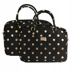 Torba na laptop Wonder 17 cali groszki złote