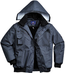 PORTWEST F465 KURTKA BOMBER 4 W 1; GRANATOWY