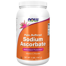 NOW FOODS Sodium Ascorbate Powder - Witamina C