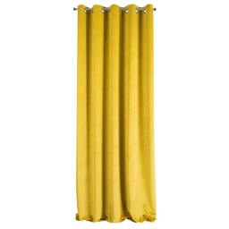 Eurofirany Zasłona zaciemniająca 140x250 Villa musztardowa gotowa