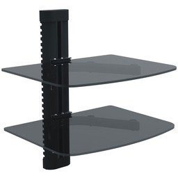 Półka Szklana Ścienna Pod Sprzęt Rtv, Audio-video