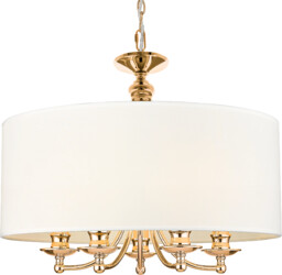Lampa Hampton wisząca złota ABU DHABI P05896AU-WH -
