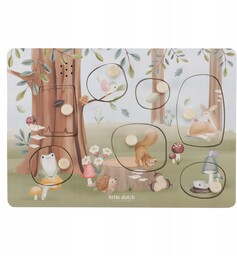 Little Dutch: puzzle dźwiękowe Forest Friends