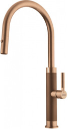 Bateria Mythos Masterpiece pull-out spray Miedź