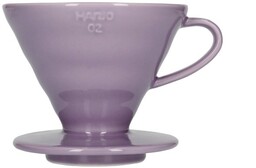 Ceramiczny Drip HarioV60-02 - Fioletowy