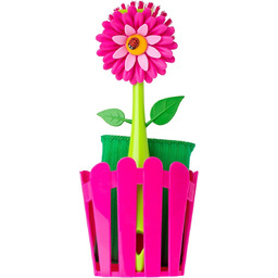 Vigar Flower Power zestaw do mycia naczyń kosz