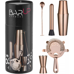 Zestaw barmański w tubie shaker jigger sitko muddler