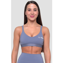 GymBeam Biustonosz sportowy Essence String Denim Blue
