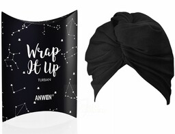 Turban do włosów czarny, Anwen wrap it up