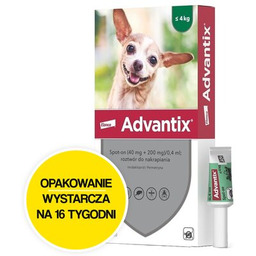 Elanco Advantix Krople na pchły i kleszcze ADVANTIX