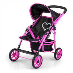 Wózek Dla Lalek Natalie Prestige Black Milly Mally