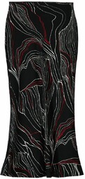 Spódnica FSP771 CZARNY wzór
