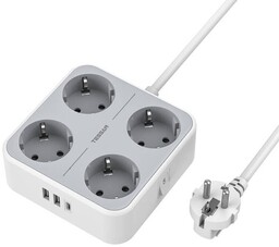 TESSAN Listwa zasilająca TS-302-C-GR
