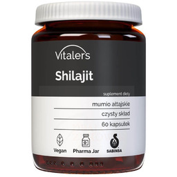 Shilajit (Mumio ałtajskie) 400 mg, Vitalers, 60 kapsułek