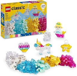LEGO Classic Magiczny zestaw z przezroczystymi klockami, Prezent