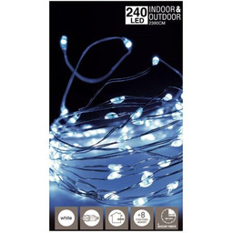 Mondex Lampki Druciki Girlanda 240 LED Zimny Biały