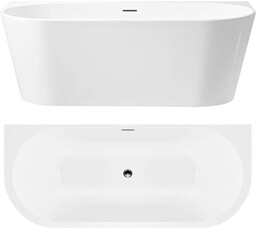 Rea Wanna Akrylowa Przyścienna CAPRI 160cm