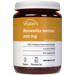Boswellia Serrata (Kadzidłowiec indyjski) 200 mg, Vitalers, 60