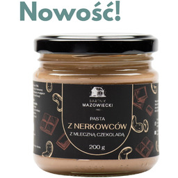 Pasta z nerkowców z mleczną czekoladą 200g /