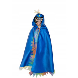 Paw strój pawia maska peleryna