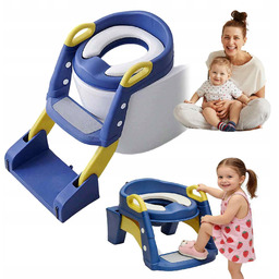 Składany Nakładka Na Sedes Z Drabinką Dla Dzieci