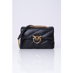 Torebka czarna skórzana Love Puff Classic PINKO 100038