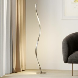 Lampa stojąca LED Lindby Criostal, RGBW, ściemniana, pilot