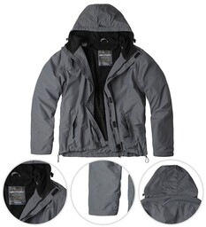 Surplus Kurtka Zipper Windbreaker Szara - XL