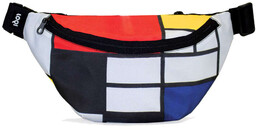 Torba biodrowa LOQI Piet Mondrian - composition