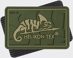 Emblemat Logo HELIKON-TEX - PVC - Olive Green