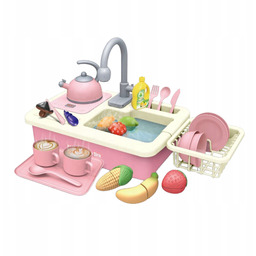 Zlewozmywak 2w1 Kuchnia Kran Z Wodą Naczynia Czajnik