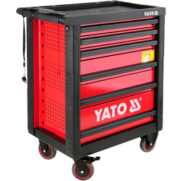 Yato SZAFKA SERWISOWA 6 SZUFLAD, BLAT ANTYPOŚLIZGOWY YT-0902