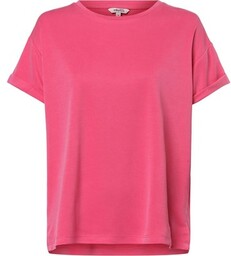 mbyM T-shirt damski Kobiety Modal wyrazisty róż jednolity