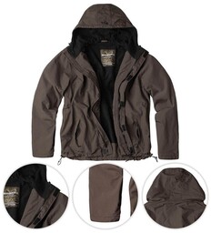Surplus Kurtka Zipper Windbreaker Brązowa - XL