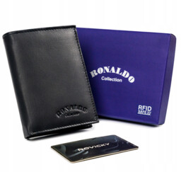 Skórzany męski portfel Ronaldo 0104-D RFID