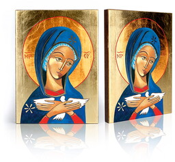 Ikona religijna Pneumatofora Matka Boża niosąca Ducha Świętego
